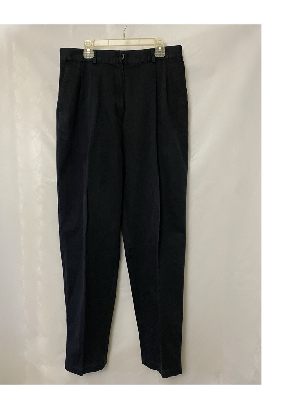 LL Bean Women's Blue Pants Original Fit Straight Leg Size 10 /M-Tall